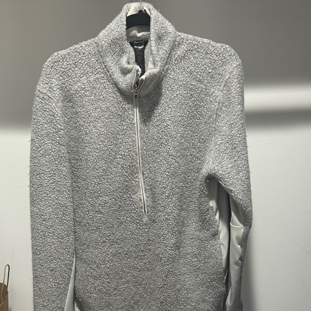 lululemon athletica Light Gray Cowl Neck Sweater